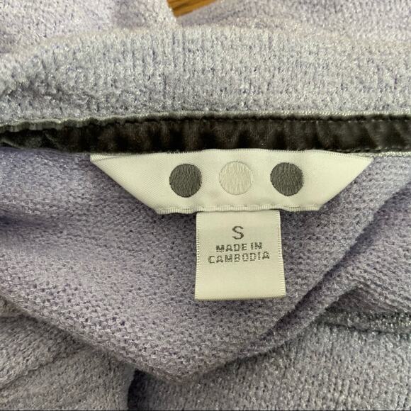 Three Dots Purple Oversized Soft Sweater - Picture 6 of 7